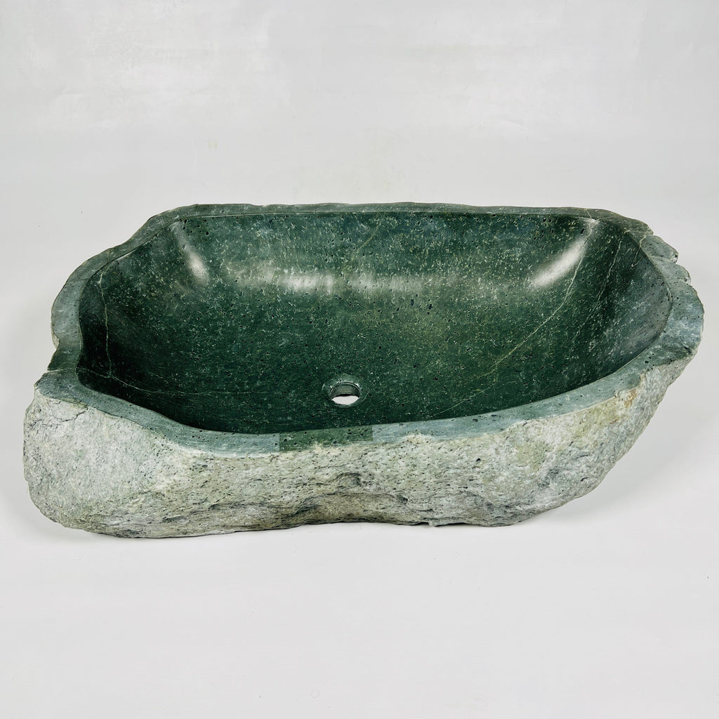 Emerald Green River Stone Sink