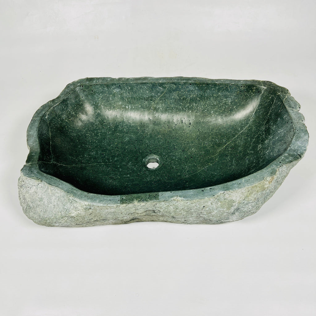 Emerald Green River Stone Sink