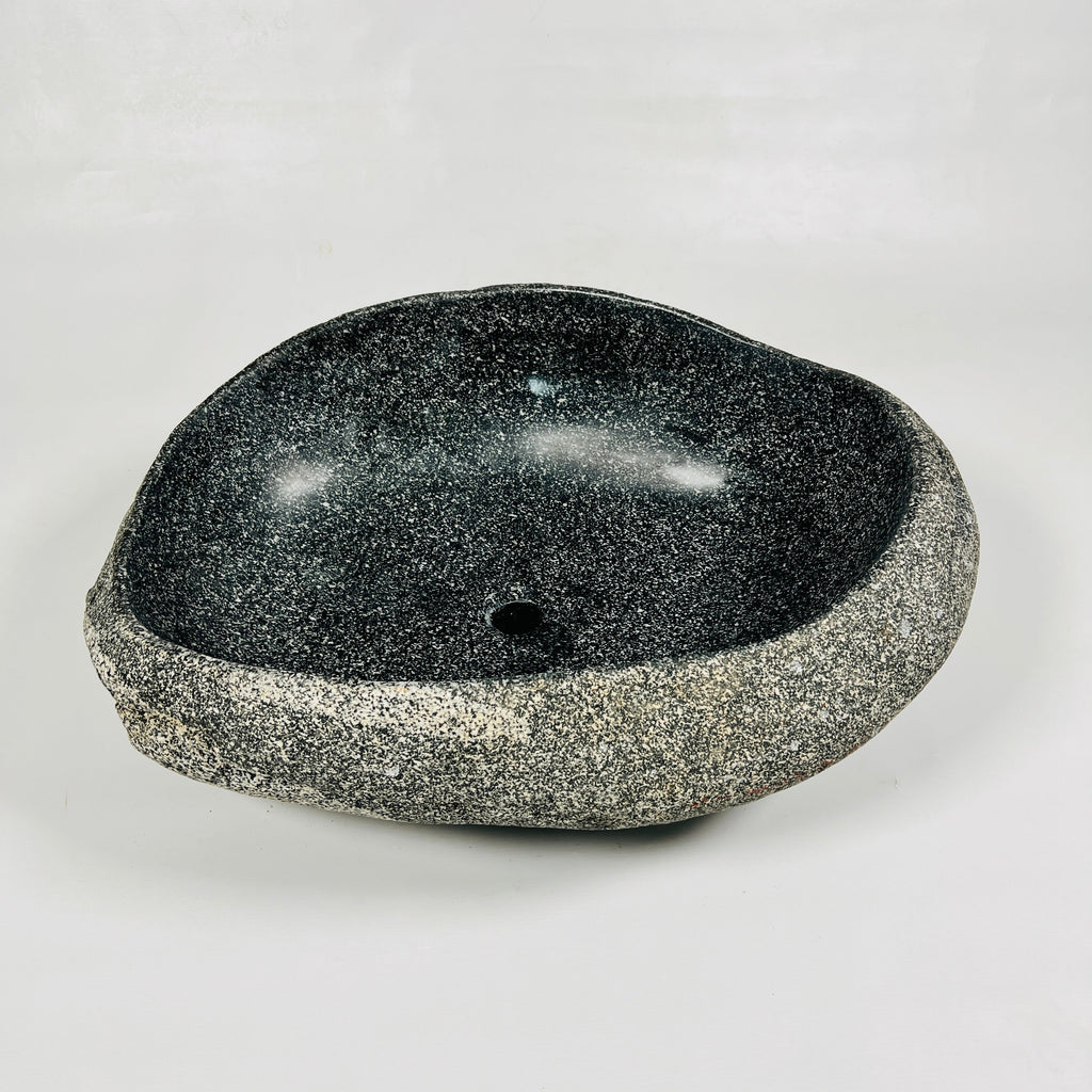 Salt And Pepper River Stone Sink