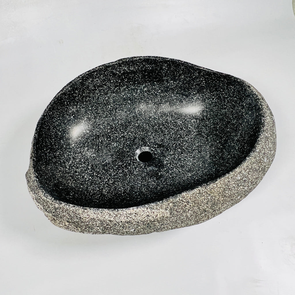 Salt And Pepper River Stone Sink