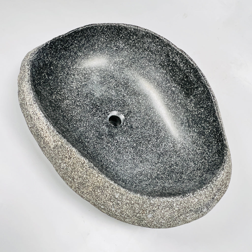 Salt And Pepper River Stone Sink