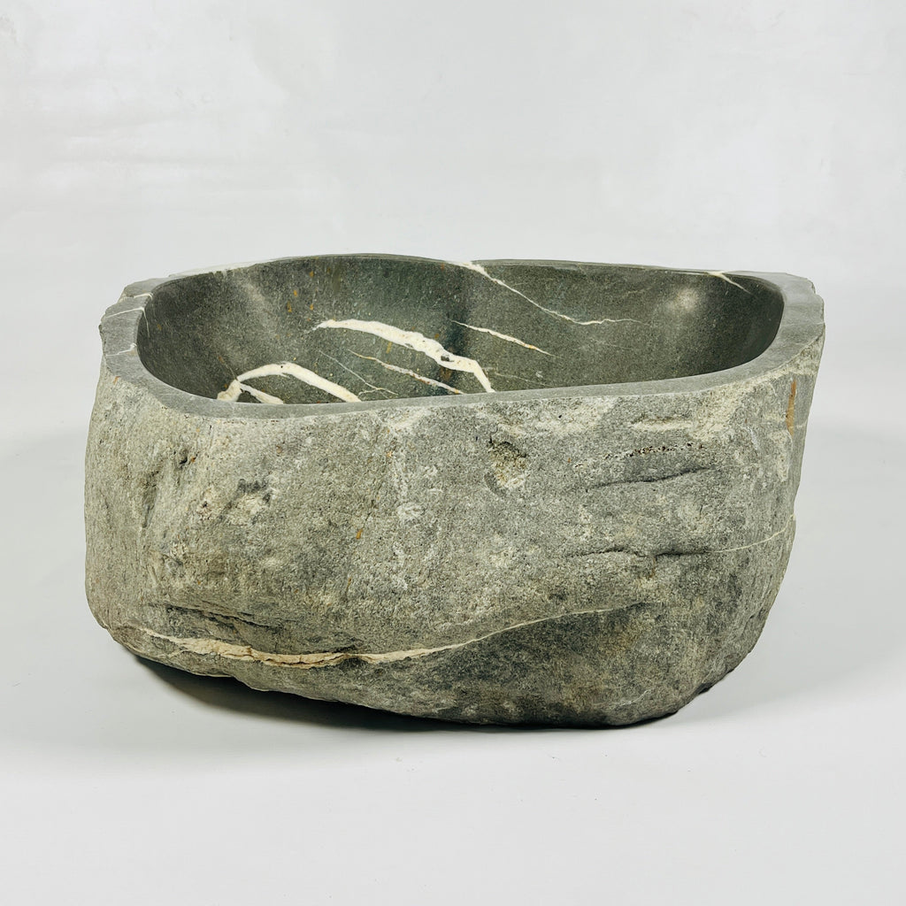 Grey Clawed River Stone Sink