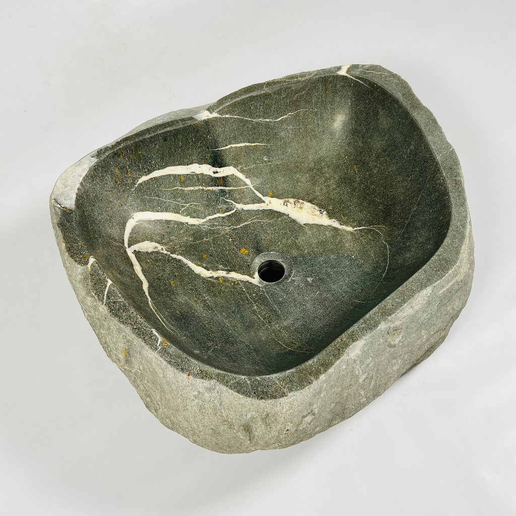 Grey Clawed River Stone Sink