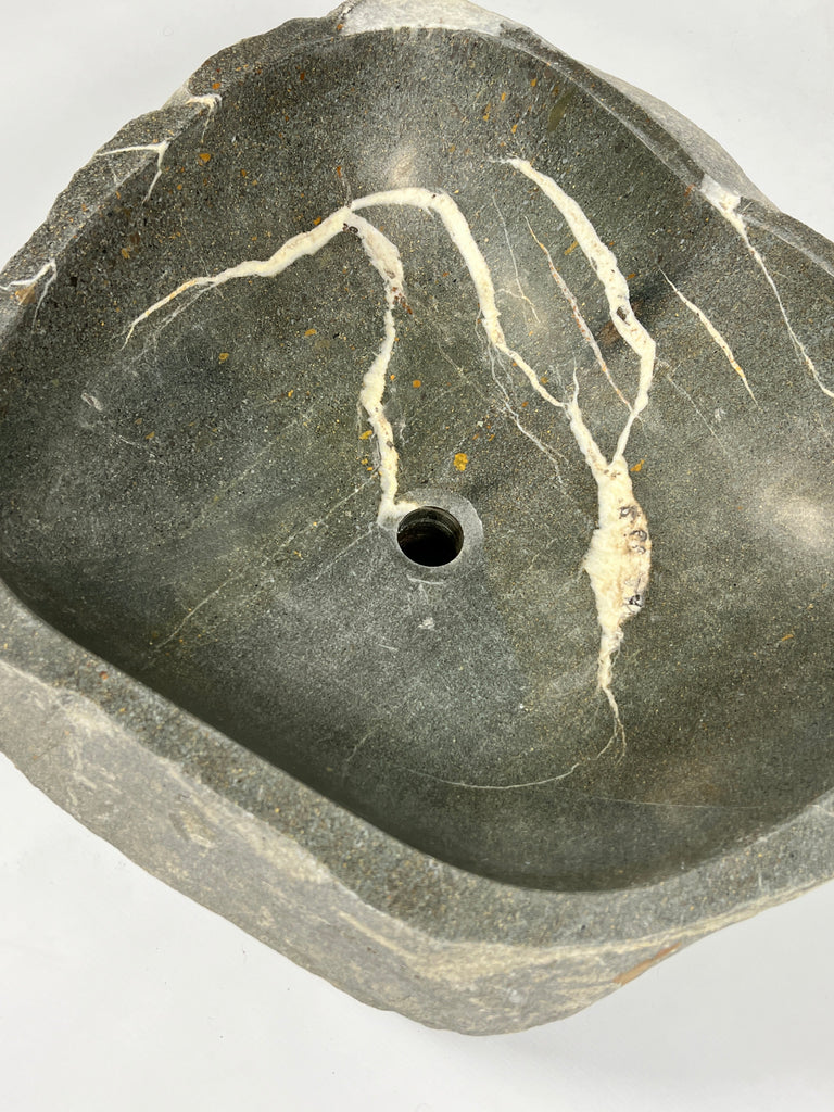 Grey Clawed River Stone Sink