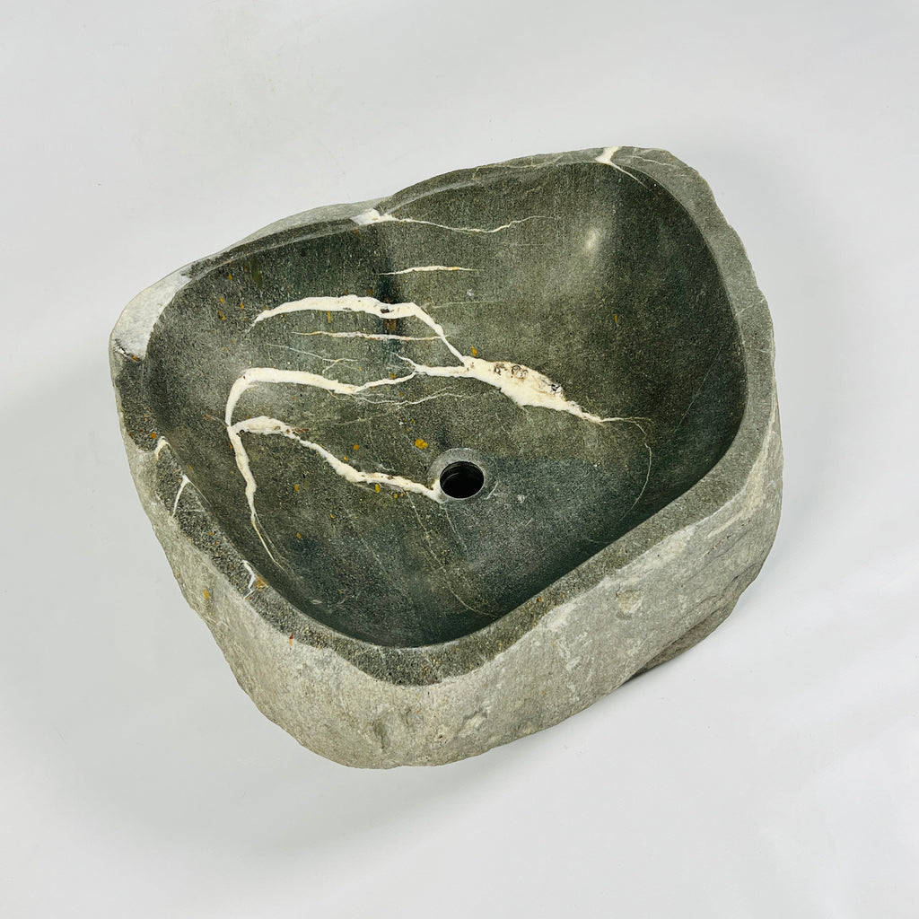 Grey Clawed River Stone Sink