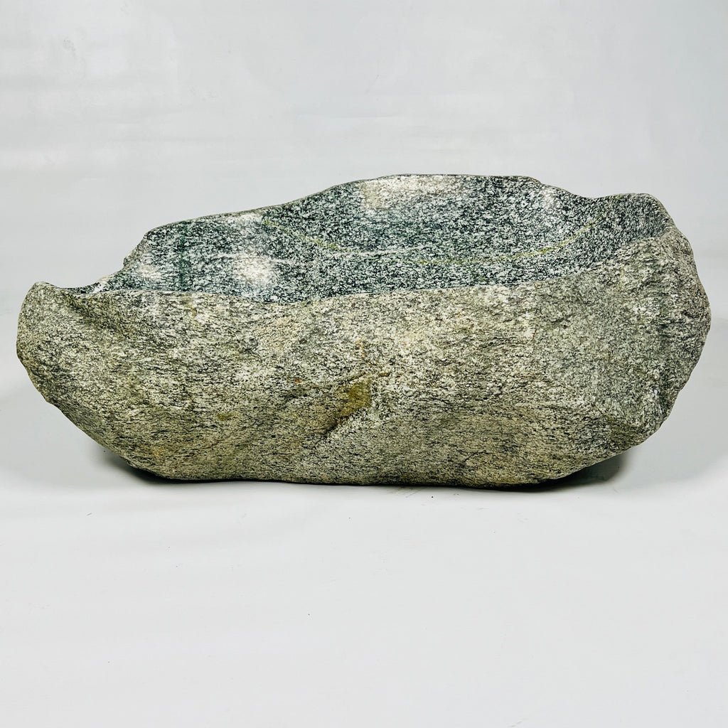 Grey Spotted River Stone Sink