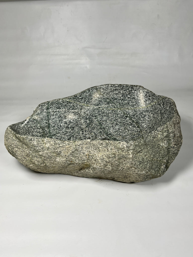 Grey Spotted River Stone Sink