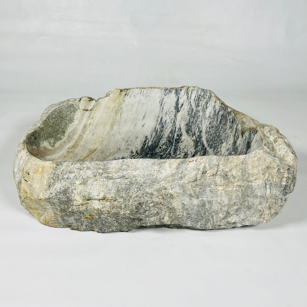 Honey Glazed River Stone Sink