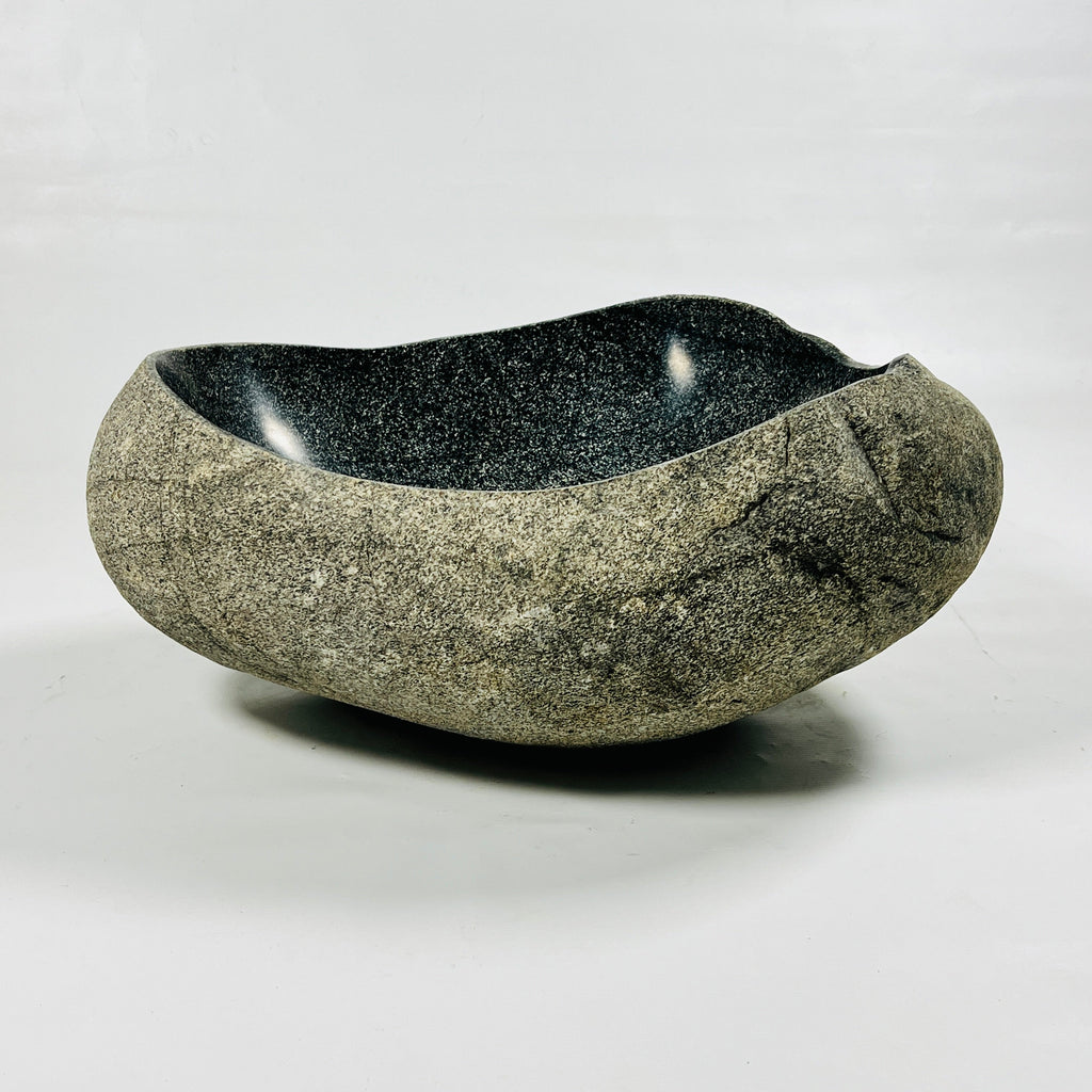 Pepper Spotted River Stone Sink