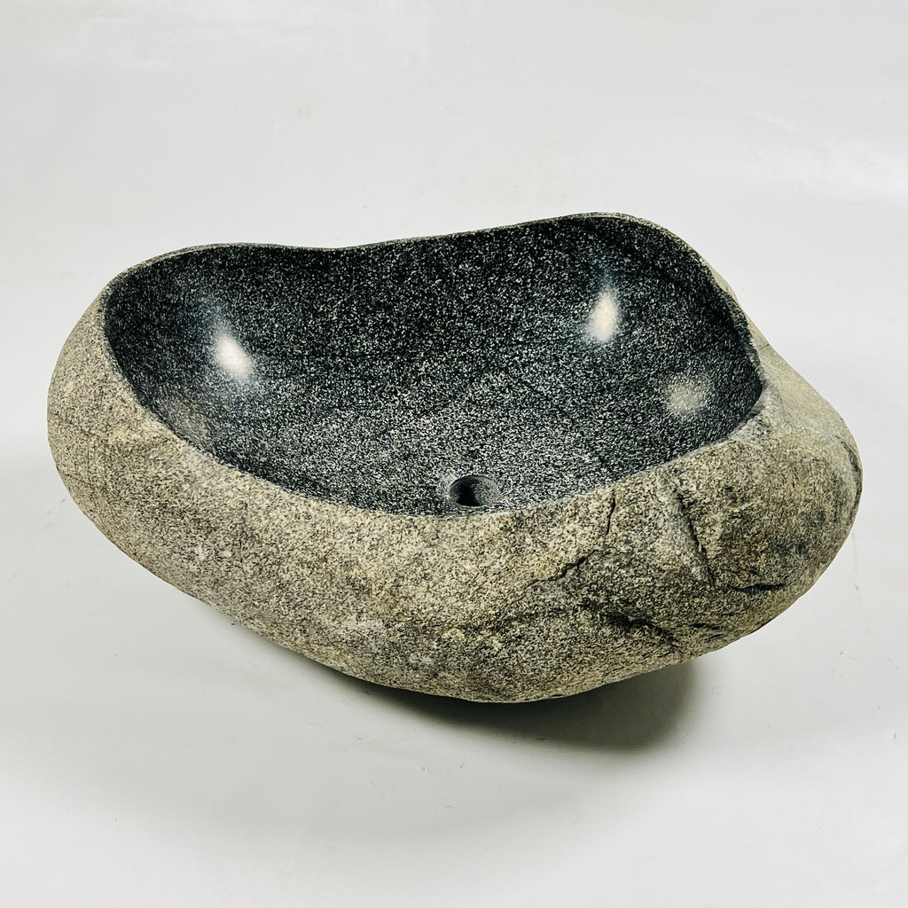 Pepper Spotted River Stone Sink