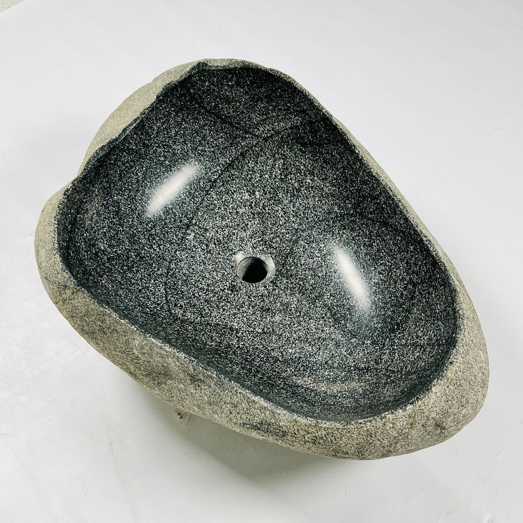 Pepper Spotted River Stone Sink