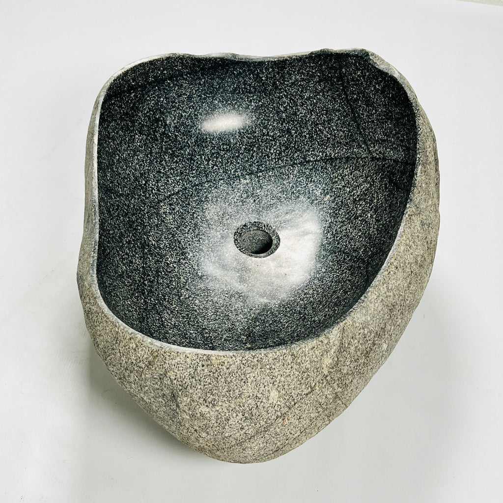 Pepper Spotted River Stone Sink