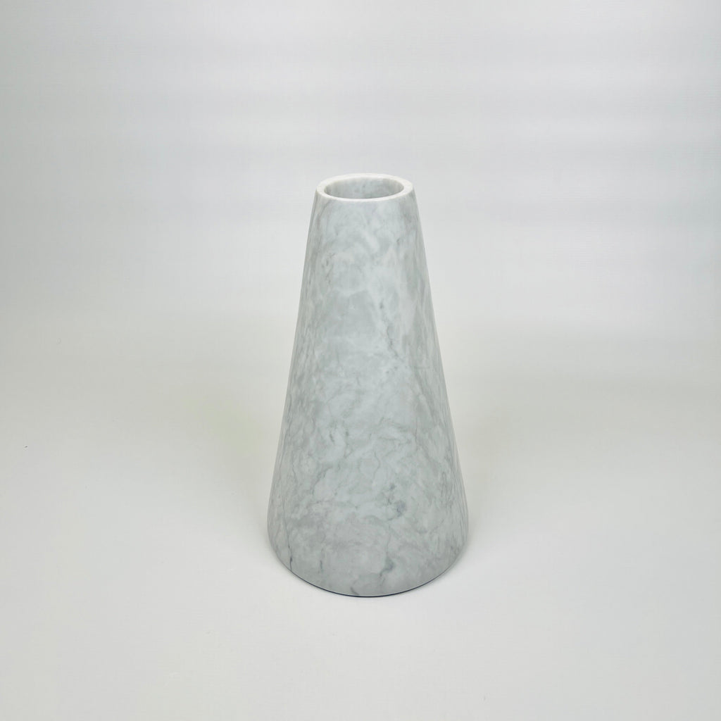 Funnel Grey Veined Vase