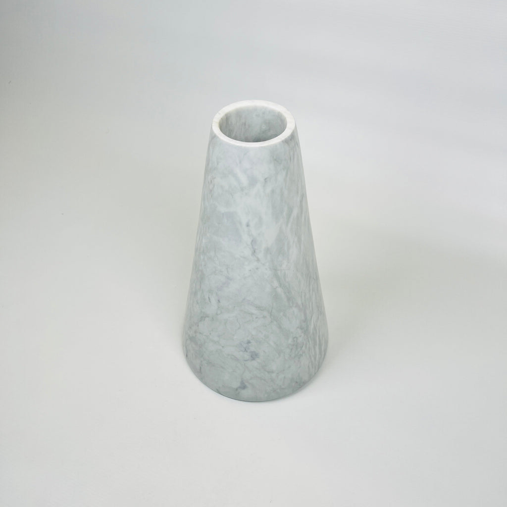 Funnel Grey Veined Vase