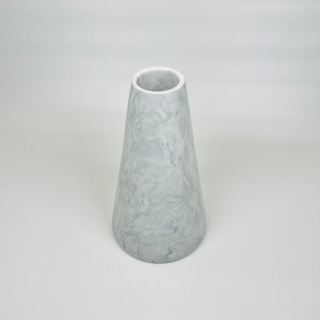 Funnel Grey Veined Vase