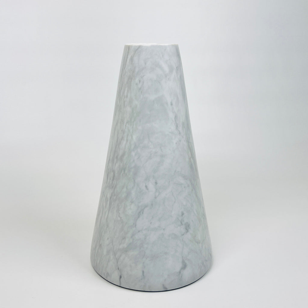 Funnel Grey Veined Vase