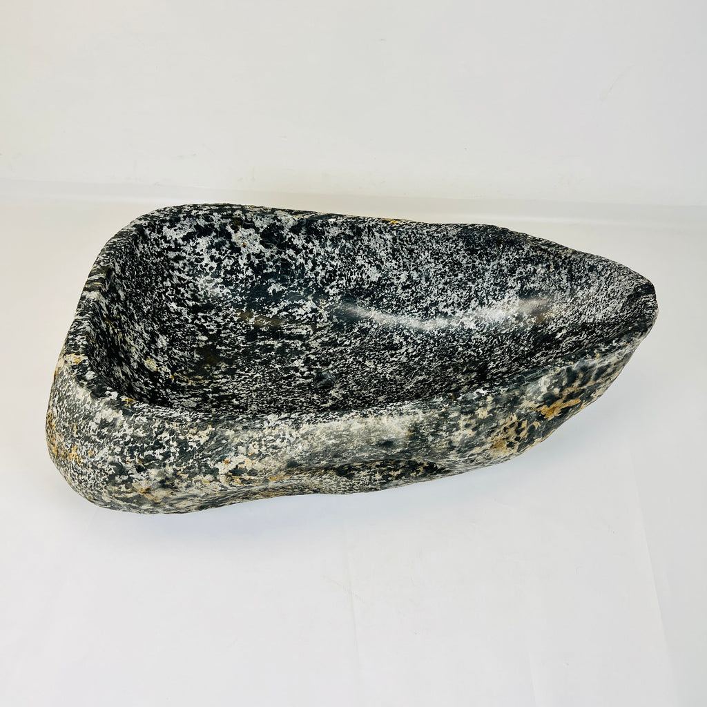 Caramel Spotted River Stone Sink