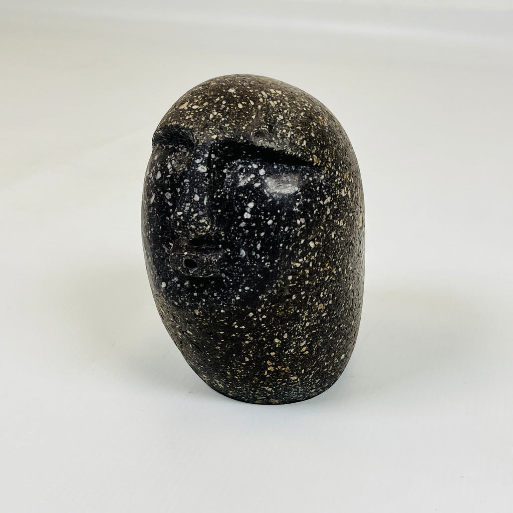 Black Splashed Head Decor Item