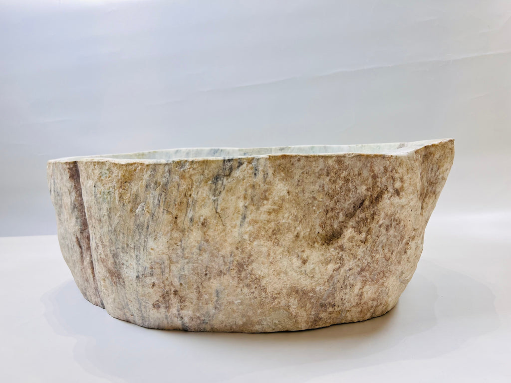 Light Grey River Stone Sink