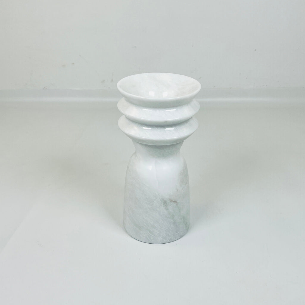 Swirl Head Grey Lined Vase