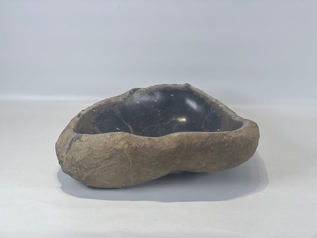 Deep Grey River Stone Sink