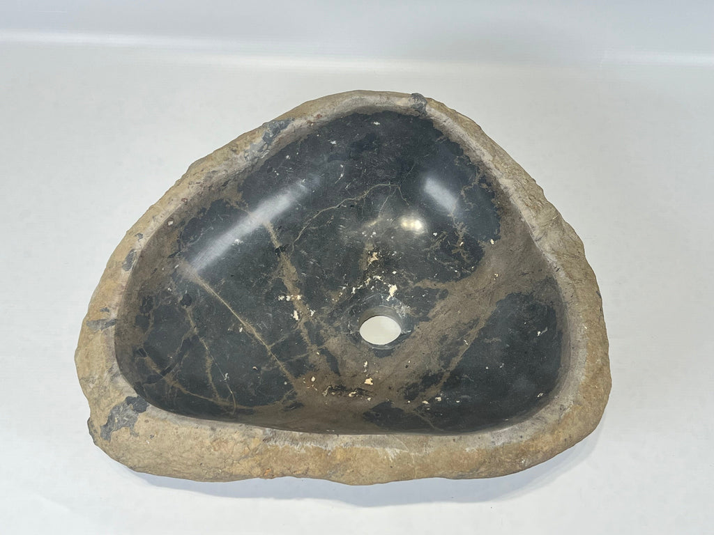 Deep Grey River Stone Sink