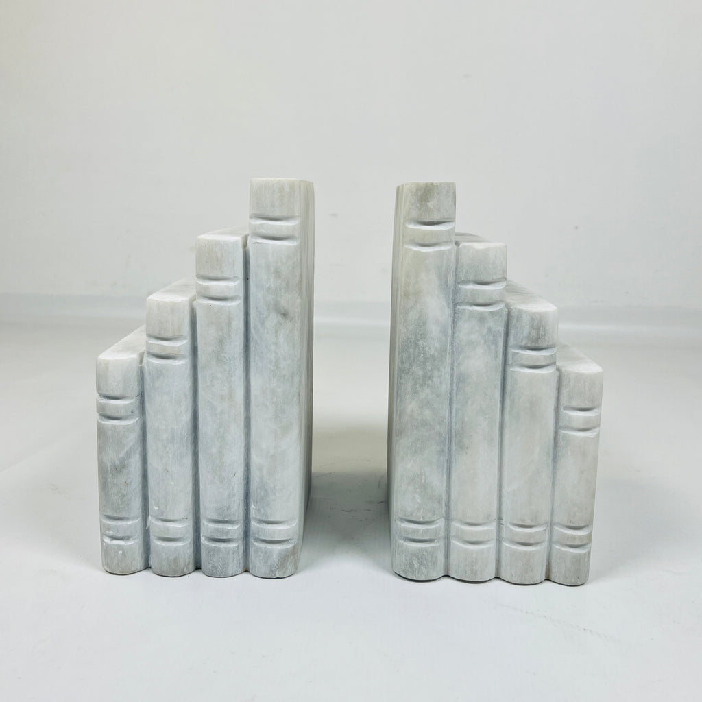 Handmade Marble Bookend Pair