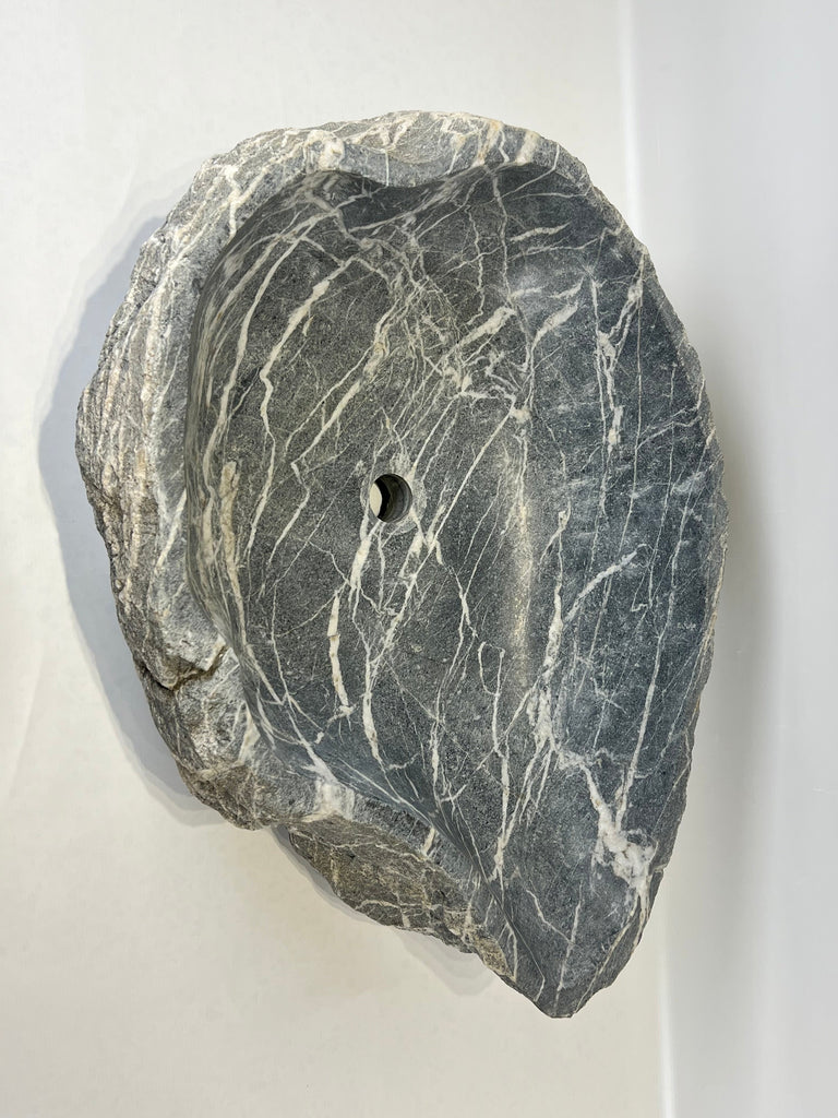 Grey Webbed River Stone Sink