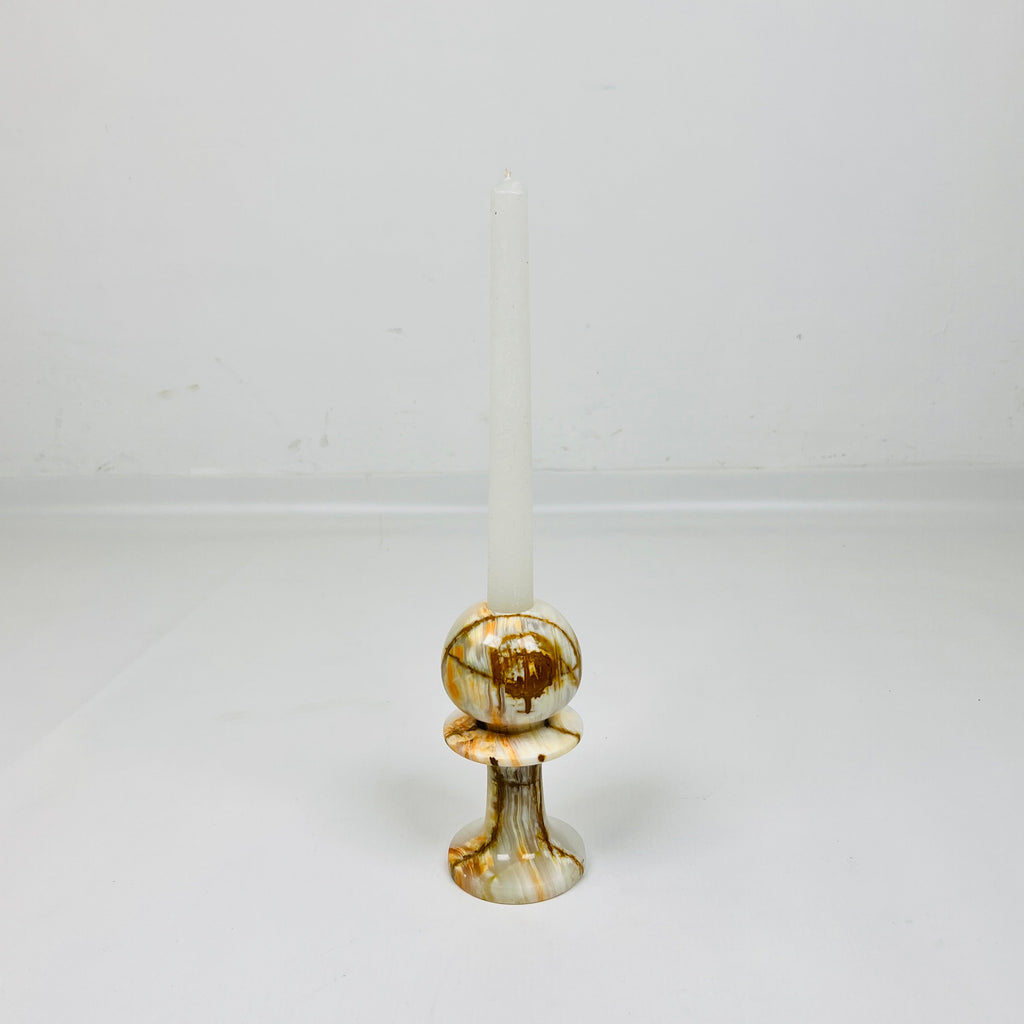 Pawn Onyx Candle Stand