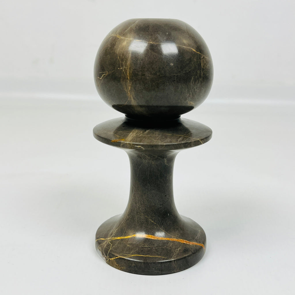 Pawn Black Lined Candle Stand