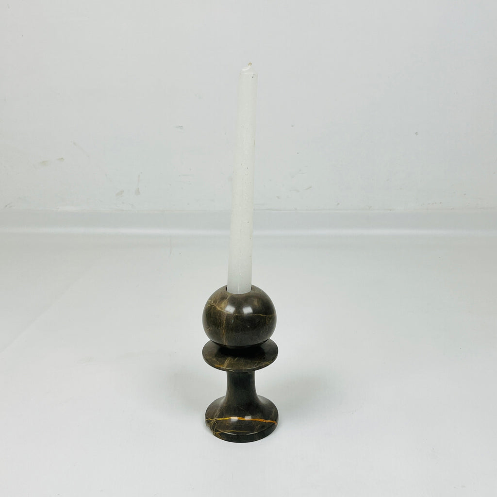 Pawn Black Lined Candle Stand