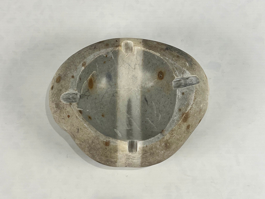 River Stone Whited Stroked Ash Tray