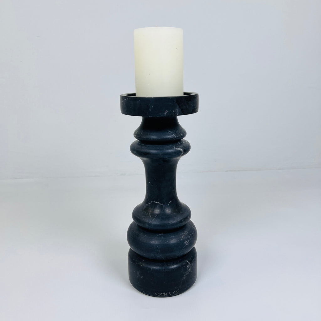 Pillar Black Candle Stand (Small)