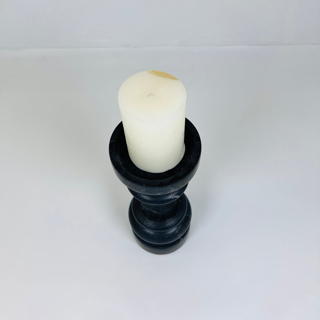 Pillar Black Candle Stand (Small)