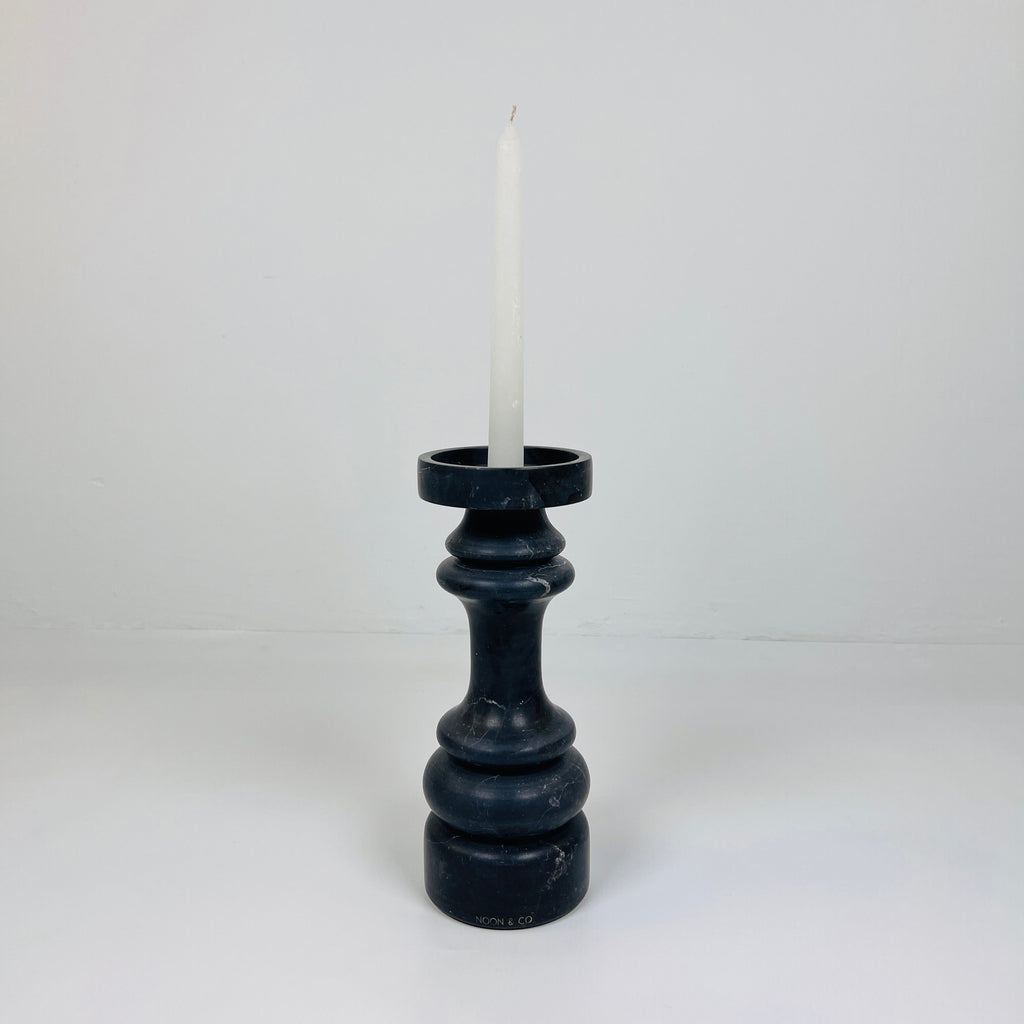 Pillar Black Candle Stand (Small)