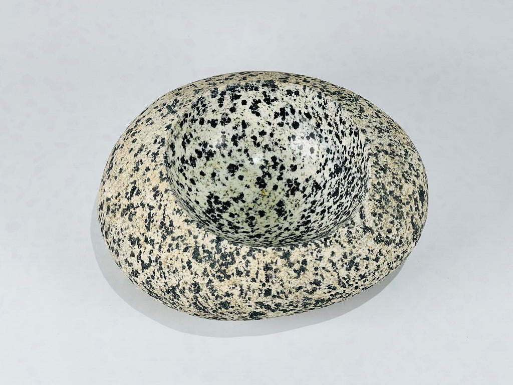 Spotted River Stone Bowl