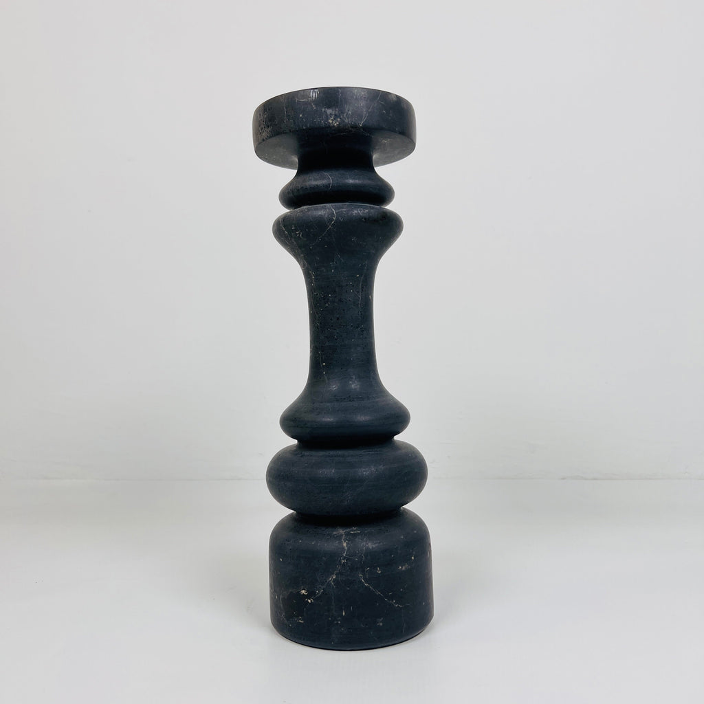 Pillar Black Candle Stand (Medium)