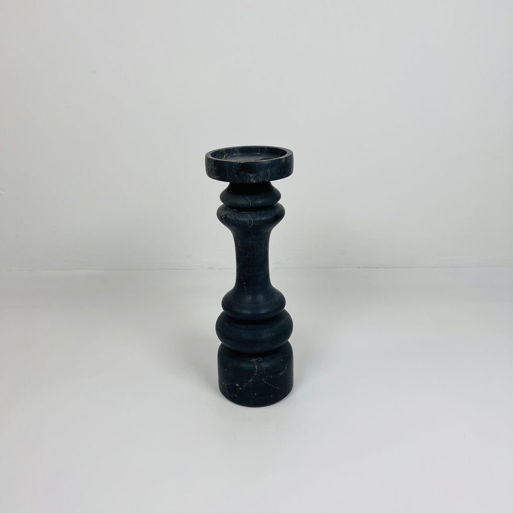 Pillar Black Candle Stand (Medium)