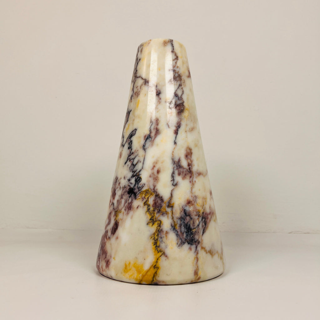 Funnel Abstract Splotched Vase