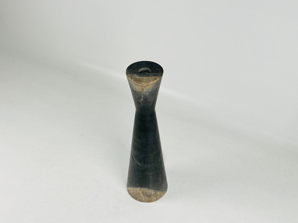 Funnel Blotched Marble Candle Stand