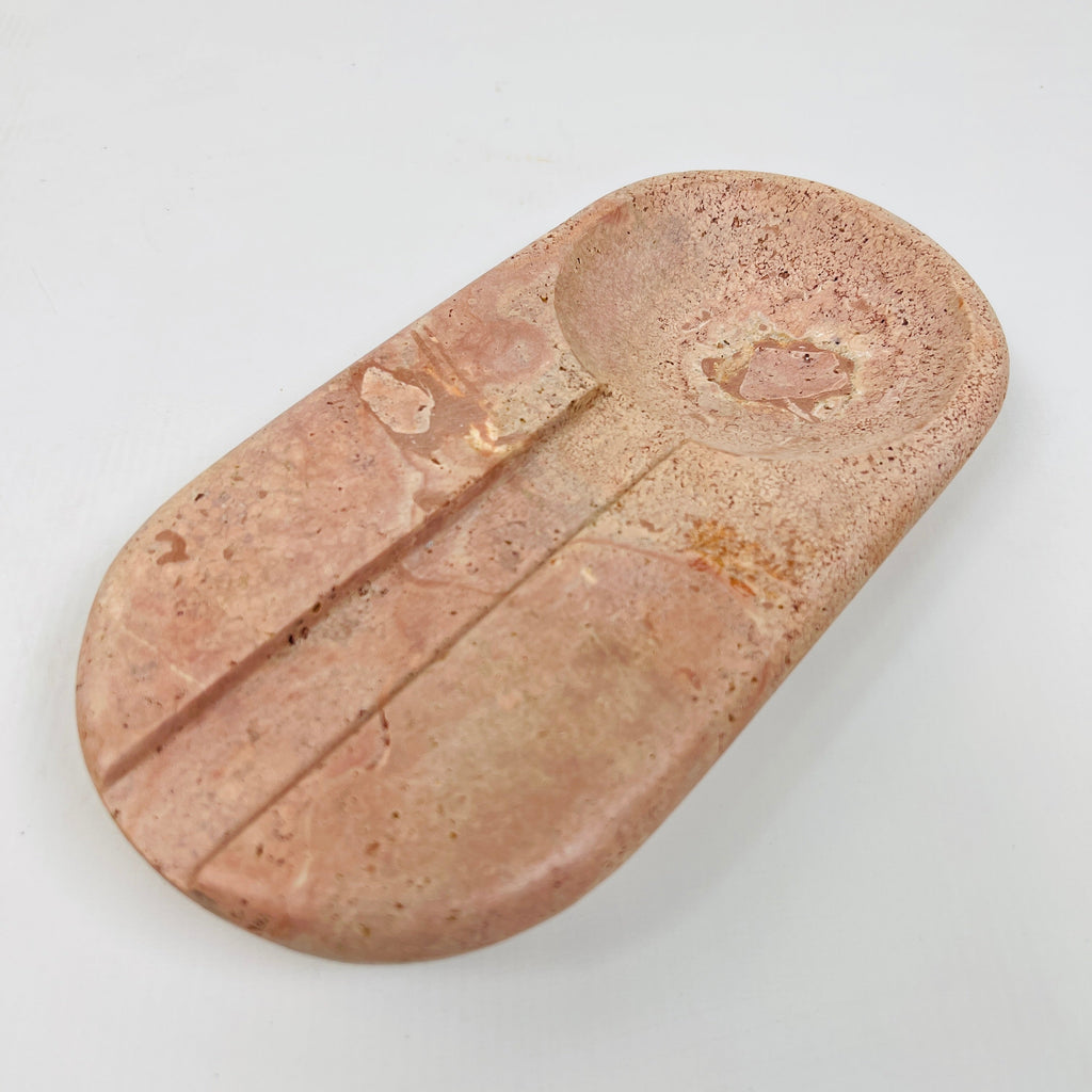 Red Travertine Ash Tray