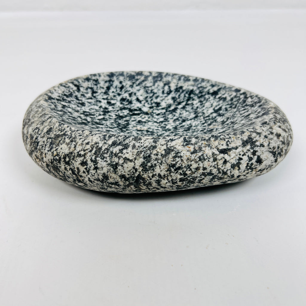 Riverstone Stone Inkwell Splotched Soap Dish