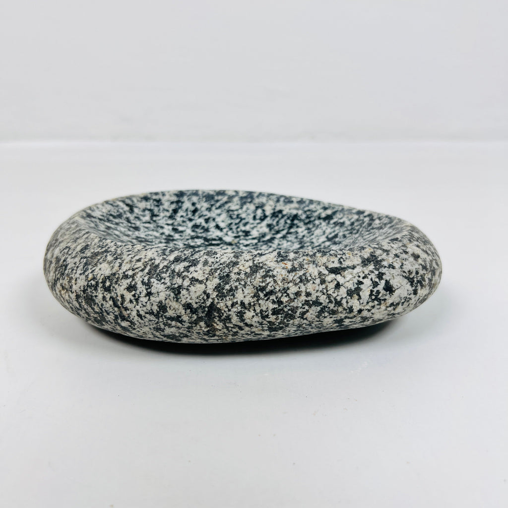 Riverstone Stone Inkwell Splotched Soap Dish