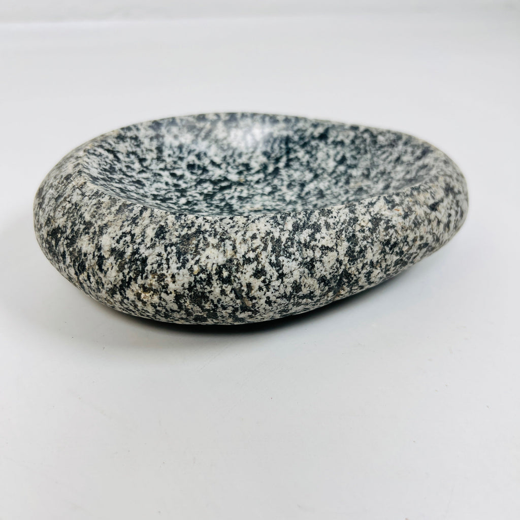 Riverstone Stone Inkwell Splotched Soap Dish