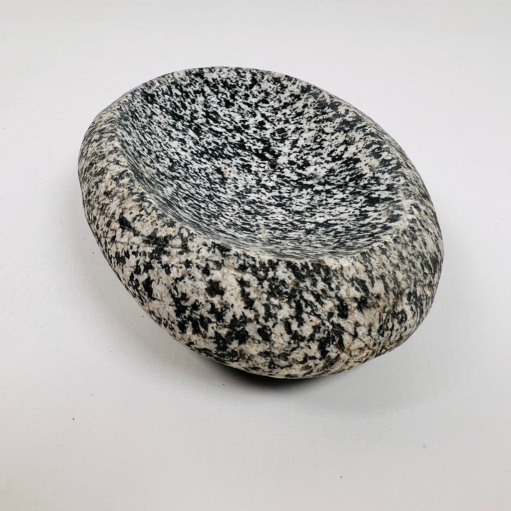 Riverstone Stone Inkwell Splotched Soap Dish