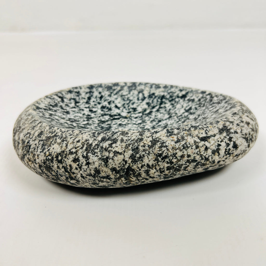 Riverstone Stone Inkwell Splotched Soap Dish