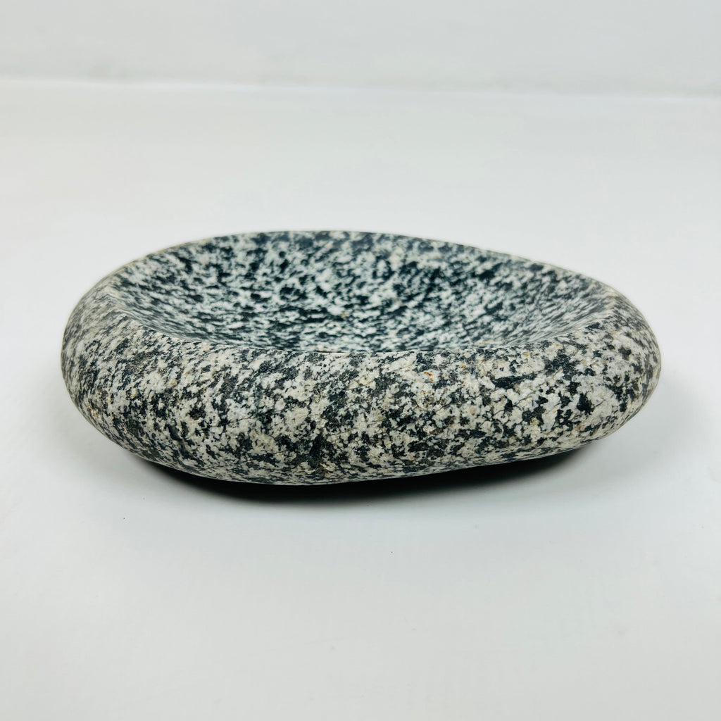 Riverstone Stone Inkwell Splotched Soap Dish