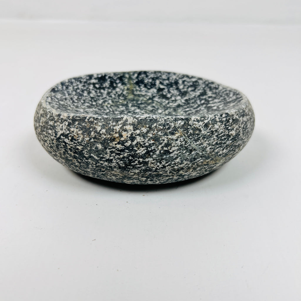 Riverstone Smoky Spotted Soap Dish