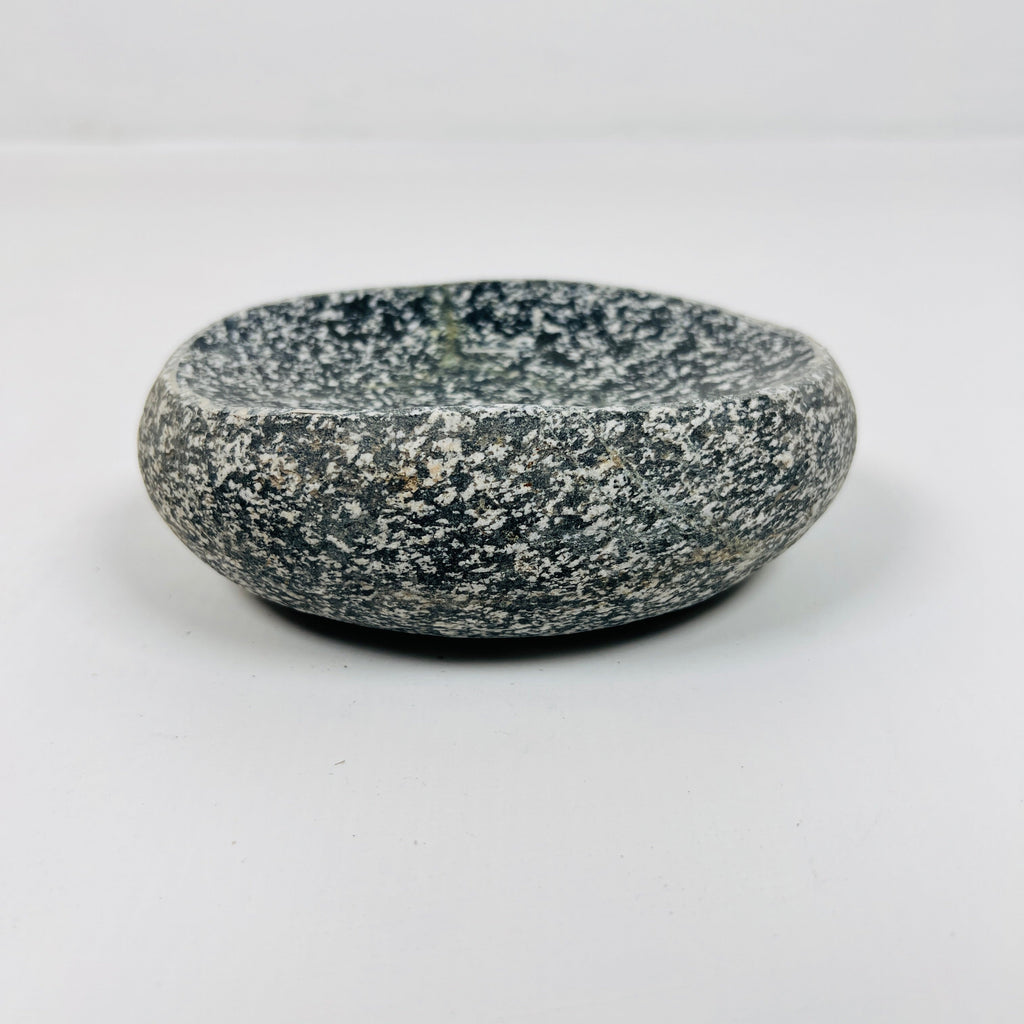 Riverstone Smoky Spotted Soap Dish