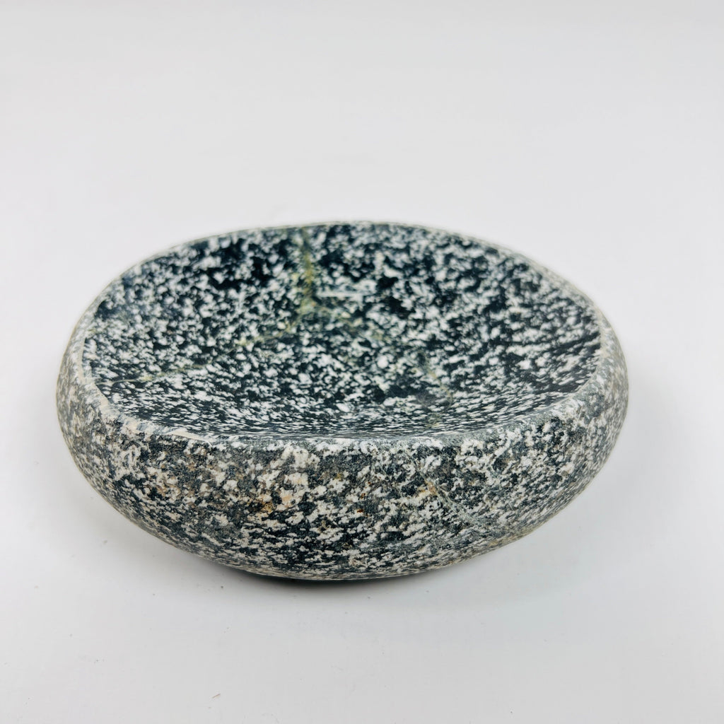 Riverstone Smoky Spotted Soap Dish